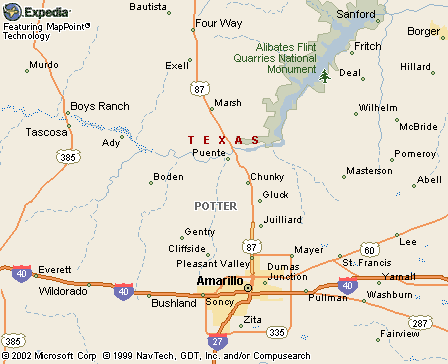 Potter County Map