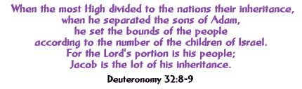 Deuteronomy 32:8,9