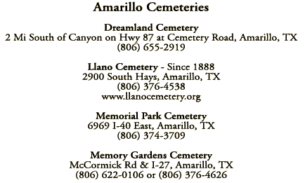 Amarillo Cemeteries